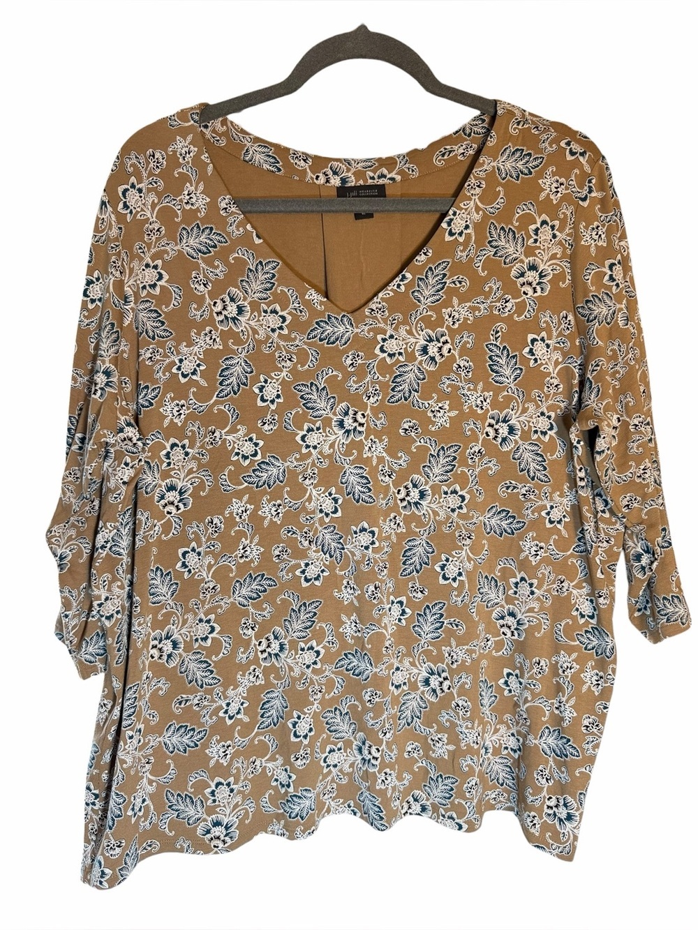 J Jill Wearever Collection V Neck Top